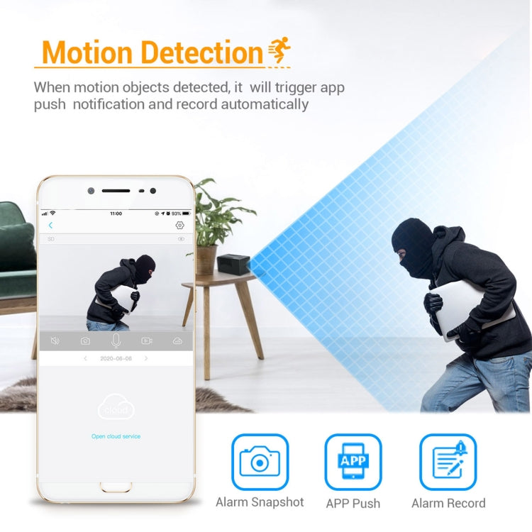 G17 2.0 Million Pixels HD 1080P Smart WiFi IP Camera, Support Night Vision & Two Way Audio & Motion Detection & TF Card, AU Plug, NC0310AU, NC0310EU, NC0310UK, NC0310US G17 2.0 Million Pixels HD 1080P Smart WiFi IP Camera, Support Night Vision & Two Way Audio & Motion Detection & TF Card, AU Plug, NC0310AU, NC0310EU, NC0310UK, NC0310US